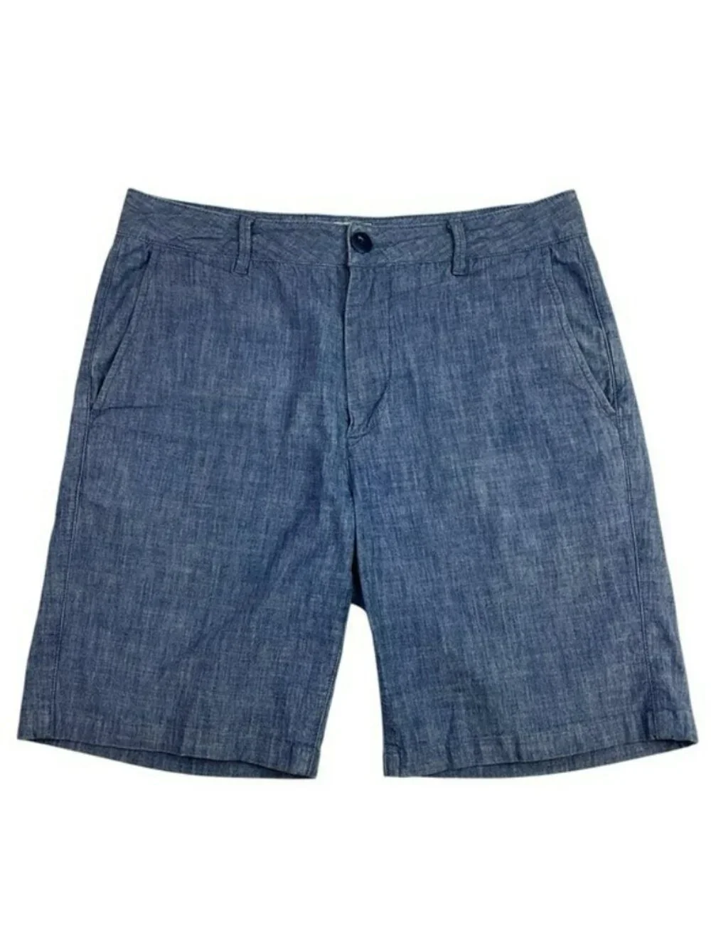 Flint & Tinder Shorts Mens 31 Chambray Shorts Blue